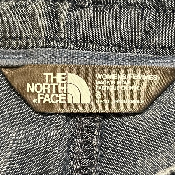North Face Women’s Chambray Shorts 8 outdoor hiking Gorpcore - Picture 11 of 11